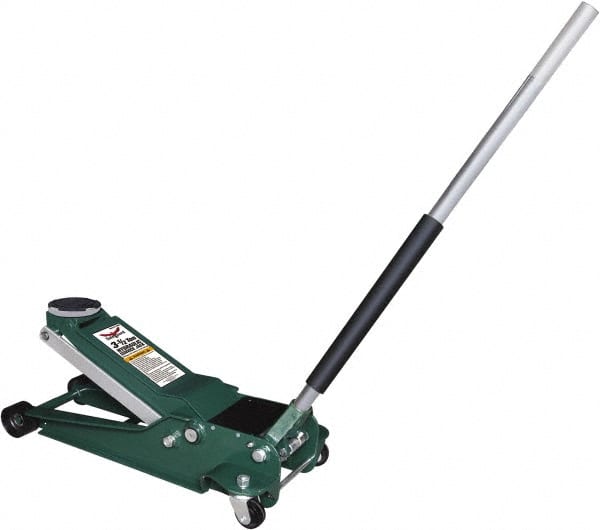 Safeguard - 3-1/2 Ton Capacity Hydraulic Jack - 3-3/4 to 21-3/4" High - Exact Tooling
