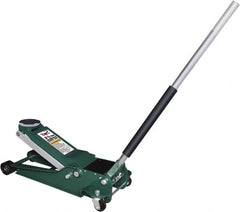 Safeguard - 3-1/2 Ton Capacity Hydraulic Jack - 3-3/4 to 21-3/4" High - Exact Tooling