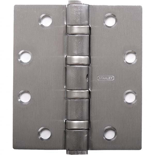 Stanley - 4-1/2" Long x 4-1/2" Wide Grade 1 Bronze Full Mortise Ball Bearing Commercial Hinge - Exact Tooling