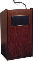 Oklahoma Sound - Wood Full Floor Lectern - 20" Deep x 25" Wide x 46" High - Exact Tooling