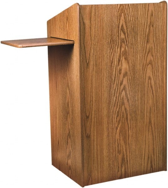 Oklahoma Sound - Wood Full Floor Lectern - 20" Deep x 25" Wide x 46" High - Exact Tooling