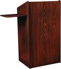 Oklahoma Sound - Wood Full Floor Lectern - 20" Deep x 25" Wide x 46" High - Exact Tooling