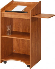 Oklahoma Sound - Wood Full Floor Lectern - 20" Deep x 25" Wide x 46" High - Exact Tooling