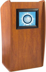 Oklahoma Sound - Wood Full Floor Lectern - 21" Deep x 24" Wide x 46" High - Exact Tooling