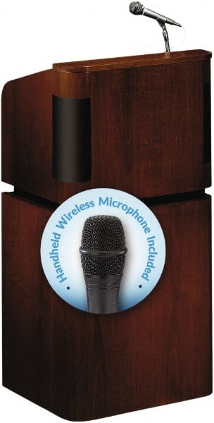 Oklahoma Sound - Wood Full Floor Lectern - 20-1/2" Deep x 24" Wide x 48" High - Exact Tooling