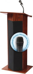 Oklahoma Sound - Wood Full Floor Lectern - 17" Deep x 22" Wide x 46" High - Exact Tooling