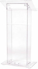Oklahoma Sound - Acrylic Full Floor Lectern - 15" Deep x 24" Wide x 46" High - Exact Tooling