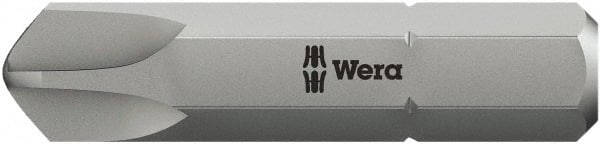 Wera - 5/16" Drive, 1/4 Torq-Set Mplus Screwdriver Bit - 1-1/4" OAL - Exact Tooling
