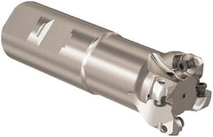 Seco - R217 32mm Weldon Shank Milling Tip Insert Holder & Shank - 3.110236" Projection, 1" Neck Diam, M16 Neck Thread, 40mm Nose Diam, 115mm OAL, Tool Steel Tool Holder - Exact Tooling