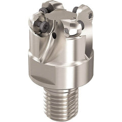 Seco - R217.29I.RE 38.1mm Threaded Shank Milling Tip Insert Holder & Shank - 1.574803" Projection, 1" Neck Diam, M20 Neck Thread, 38.1mm Nose Diam, 40mm OAL, Tool Steel Tool Holder - Exact Tooling