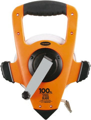 Keson - 100' x 3/8" Tape Measure - 1/8" Graduation - Exact Tooling
