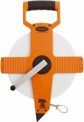 Keson - 200' x 3/8" Tape Measure - 1/10 & 1/100" Graduation - Exact Tooling