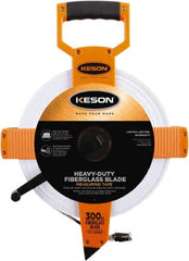 Keson - 300' x 1/2" Tape Measure - 1/8" Graduation - Exact Tooling
