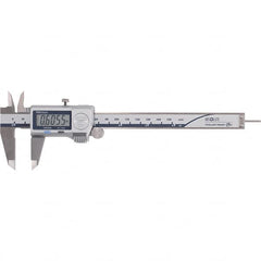Mitutoyo - 0 to 6" Range 0.01mm Resolution, Electronic Caliper - Steel with 40mm Metal Jaws, 0.001" Accuracy - Exact Tooling