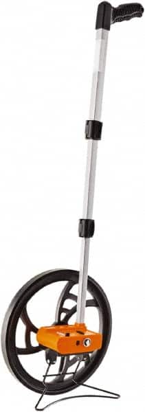 Keson - 99,999' Counter Limit, 3' OAL, Measuring Wheel - 2" Accuracy per 100", Measures in Feet & Tenths - Exact Tooling