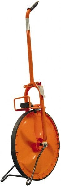 Keson - 99,999' Counter Limit, 4' OAL, Measuring Wheel - 2" Accuracy per 100", Measures in Feet - Exact Tooling