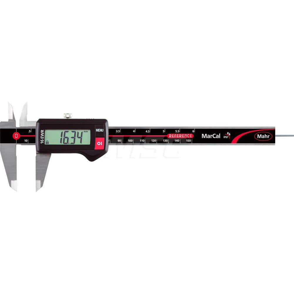 Mahr - Electronic Calipers; Minimum Measurement (mm): 0.00 ; Minimum Measurement (Decimal Inch): 0.0000 ; Maximum Measurement (Decimal Inch): 12 ; Maximum Measurement (mm): 300.00 ; Accuracy Plus/Minus (Decimal Inch): 0.0015 ; Accuracy Plus/Minus (mm): 0 - Exact Tooling