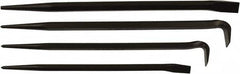 Mayhew - 4 Piece Line-Up & Rolling Head Pry Bar Set - Includes 14, 16, 18 & 20" Lengths - Exact Tooling