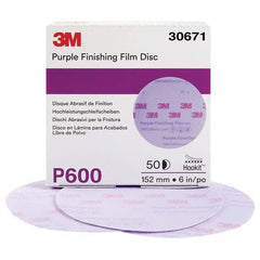 3M - Hook & Loop Discs Abrasive Type: Film Disc Disc Diameter (Inch): 6 - Exact Tooling