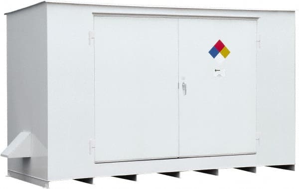 Enpac - Outdoor Safety Storage Buildings Number of Drums: 10 Fire Rated: Yes - Exact Tooling