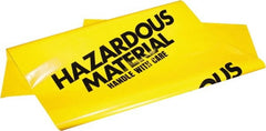 Enpac - 10 Gallon Capacity, Yellow, Low-Density Polyethylene, Hazardous Waste Bag - Exact Tooling
