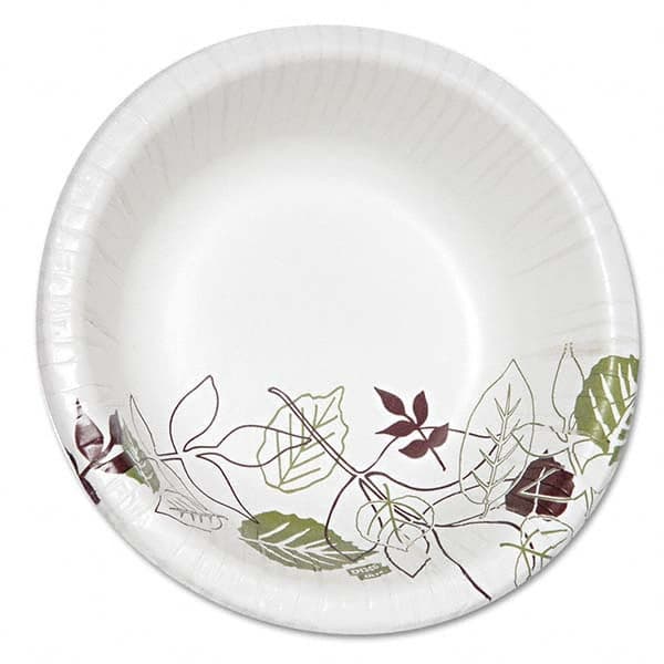 Dixie - Pathways Heavyweight Paper Bowls, 20 oz, White/Green/Burgundy, 125/Pack - Exact Tooling