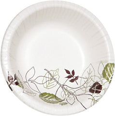 Dixie - Pathways Heavyweight Paper Bowls, 20 oz - Green, Burgundy - Exact Tooling
