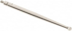 SPI - 2mm Ball Diam, Steel, Ball Test Indicator Contact Point - 1.336" Contact Point Length, Use with Mitutoyo Test Indicators - Exact Tooling
