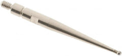 SPI - 1mm Ball Diam, Steel, Ball Test Indicator Contact Point - 0.9" Contact Point Length, Use with Mitutoyo Test Indicators - Exact Tooling