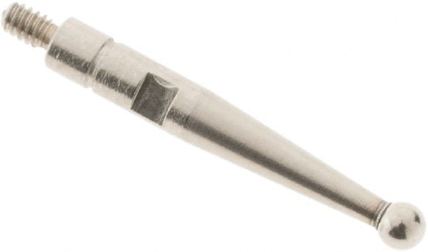 SPI - 2mm Ball Diam, Steel, Ball Test Indicator Contact Point - Use with Peacock Test Indicators - Exact Tooling