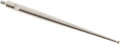 SPI - 1mm Ball Diam, Carbide, Ball Test Indicator Contact Point - 1.437" Contact Point Length, Use with Tesa Test Indicators - Exact Tooling