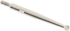 SPI - 2mm Ball Diam, Carbide, Ball Test Indicator Contact Point - 0.812" Contact Point Length, Use with Interapid Test Indicators - Exact Tooling