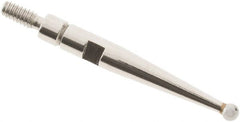 SPI - 1.5mm Ball Diam, Carbide, Ball Test Indicator Contact Point - 0.688" Contact Point Length, Use with Interapid Test Indicators - Exact Tooling