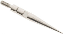 SPI - 0.4mm Ball Diam, Carbide, Ball Test Indicator Contact Point - 0.688" Contact Point Length, Use with Interapid Test Indicators - Exact Tooling