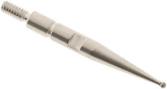 SPI - 0.8mm Ball Diam, Carbide, Ball Test Indicator Contact Point - 0.688" Contact Point Length, Use with Interapid Test Indicators - Exact Tooling