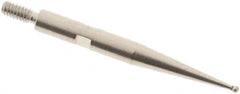 SPI - 0.8mm Ball Diam, Steel, Ball Test Indicator Contact Point - 0.812" Contact Point Length, Use with Interapid Test Indicators - Exact Tooling