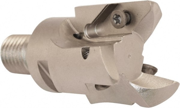 Millstar - VCGT Series ASON, Right Hand Cut, 50mm Head Length, Modular Milling Cutting Unit Head - 42mm Cutting Diam, 1/8" Depth of Cut, Universal Insert Size - Exact Tooling