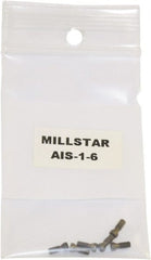 Millstar - Torx Insert Screw for Indexable Milling Cutters & Modular Heads - M12 Thread, Industry Std AIS-1-6, For Use with End Mills & Milling Heads - Exact Tooling