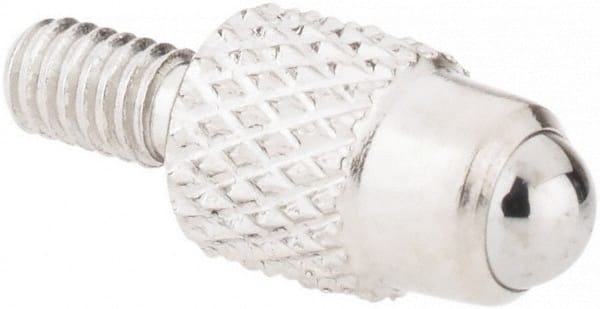 SPI - M2.5, 3mm Ball Diam, Carbide Cupped Ball Contact Point - 7mm Contact Point Length, Use with Dial Indicators - Exact Tooling