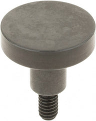SPI - #4-48, 1/2" Ball Diam, Steel Flat Contact Point - 3/8" Contact Point Length, Use with Dial Indicators - Exact Tooling