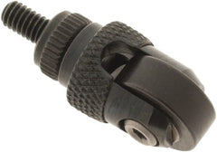 SPI - #4-48, 3/8" Ball Diam, Steel Roller Contact Point - 1/2" Contact Point Length, Use with Dial Indicators - Exact Tooling
