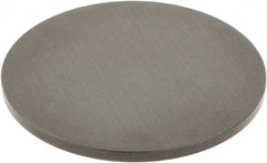 SPI - #4-48, 1-1/2" Ball Diam, Black Oxide Steel Flat Button Contact Point - 1/4" Contact Point Length, Use with Dial Indicators - Exact Tooling