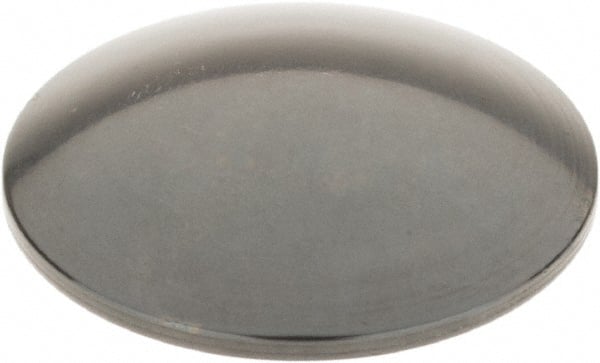 SPI - #4-48, 3/4" Ball Diam, Black Oxide Steel Radius Button Contact Point - 1/4" Contact Point Length, Use with Dial Indicators - Exact Tooling