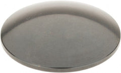 SPI - #4-48, 3/4" Ball Diam, Black Oxide Steel Radius Button Contact Point - 1/4" Contact Point Length, Use with Dial Indicators - Exact Tooling