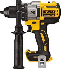 DeWALT - 20 Volt 1/2" Chuck Pistol Grip Handle Cordless Drill - 0-2000 RPM, Keyless Chuck, Reversible, Lithium-Ion Batteries Not Included - Exact Tooling