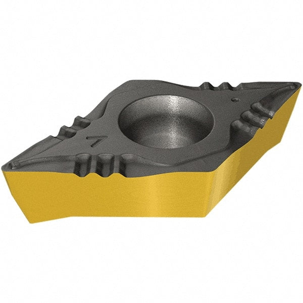 Iscar - TCMT731 F3P Grade IC8150 Carbide Turning Insert - TiCN/Al2O3/TiN Finish, 60° Triangle, 2.38mm Thick, 0.4mm Corner Radius - Exact Tooling