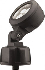 Lithonia Lighting - 1 Head, 120-277 Volt, 10.9 Watt, LED Floodlight Fixture - Knuckle Mount, Aluminum Housing - Exact Tooling