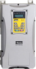 Parker - Three Phase, 480 Volt, 10 hp, Variable Frequency Drive - 9.53" Wide x 7.8" Deep x 16" High, IP66 - Exact Tooling