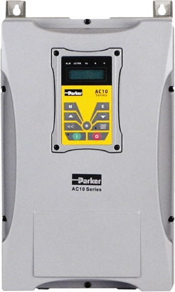 Parker - Three Phase, 480 Volt, 5 hp, Variable Frequency Drive - 7.87" Wide x 7.8" Deep x 16" High, IP66 - Exact Tooling
