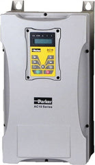 Parker - Three Phase, 480 Volt, 15 hp, Variable Frequency Drive - 9.53" Wide x 8.98" Deep x 18" High, IP66 - Exact Tooling